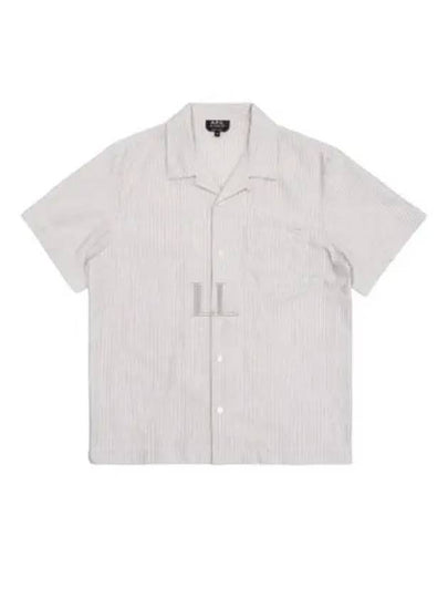 Lloyd Short Sleeve Shirt Beige - A.P.C. - BALAAN 2