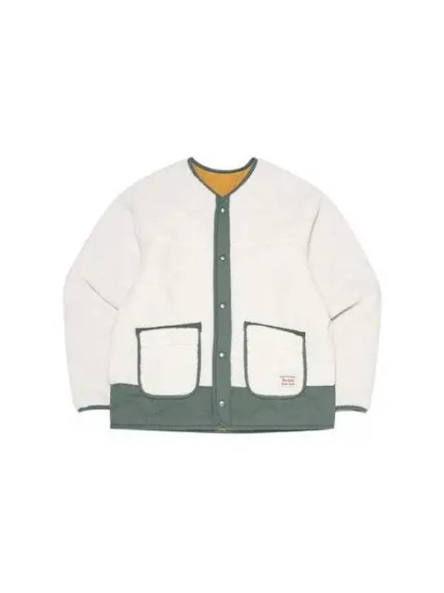 KODAK Apparel Brownie Reversible Fleece Jacket IVORY - KODO - BALAAN 1