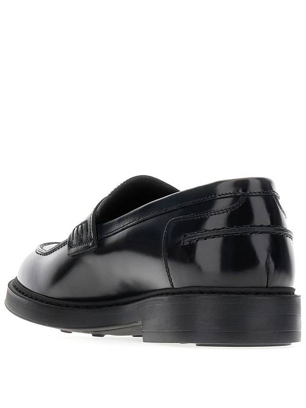 'Adler' Black Slip-On Loafers In Smooth Leather Man - DOUCAL'S - BALAAN 3