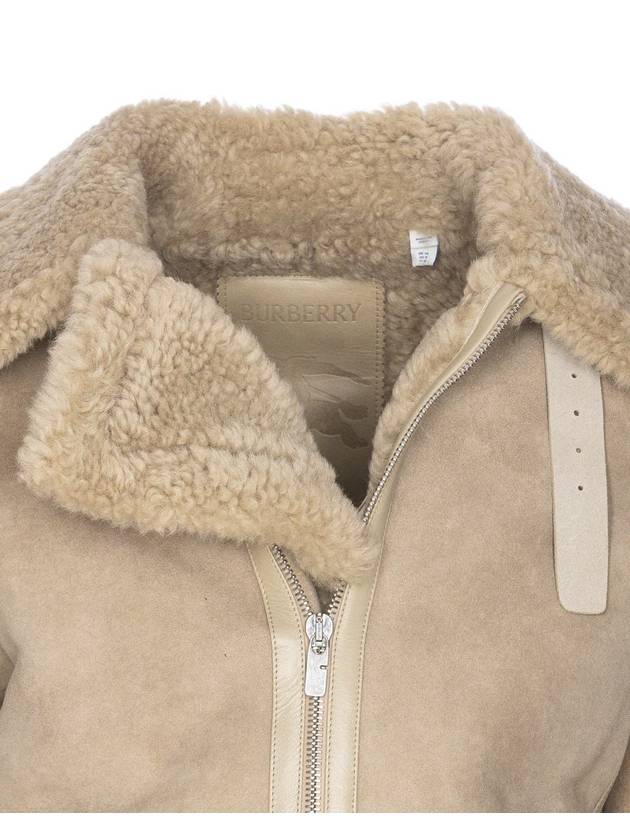 Aviator Shearling Jacket Field - BURBERRY - BALAAN 5