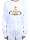 Logo Print Cotton Sweatshirt White - VIVIENNE WESTWOOD - BALAAN 2