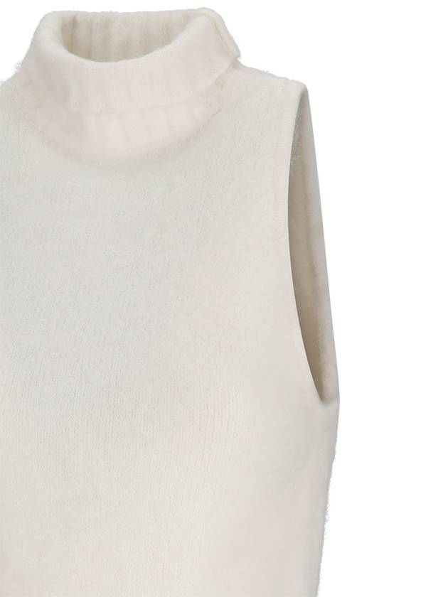 SLEEVELESS CROP TOP IN SOFT KNIT - PINKO - BALAAN 3