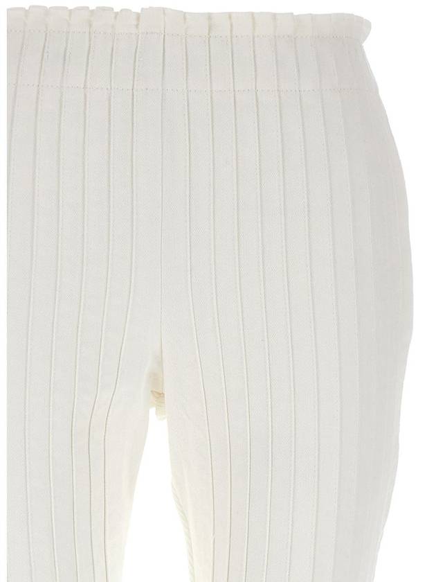 Sacai Ribbed Pleated Pants - SACAI - BALAAN 3