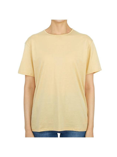 Perfect Short Sleeve T-Shirt Yellow - THEORY - BALAAN 1