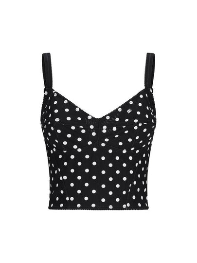 Polka dot corset top F7AB7TFSUBG - DOLCE&GABBANA - BALAAN 2