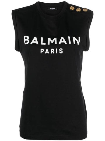 Balmain Printed Tank Top Clothing - BALMAIN - BALAAN 1