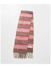 Striped Wool Mohair Muffler Pink - MARNI - BALAAN 2