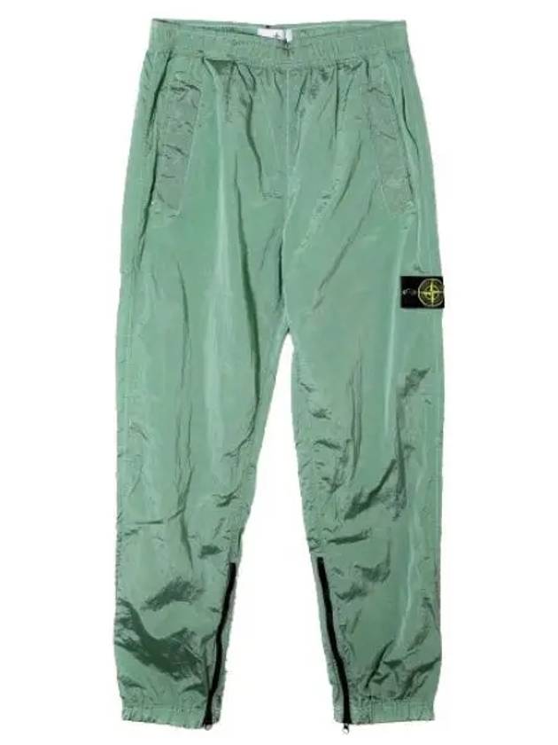 Nylon Metal Econyl Chino Straight Pants Green - STONE ISLAND - BALAAN 2