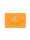 Lockme Calfskin Card Wallet Yellow - LOUIS VUITTON - BALAAN 1