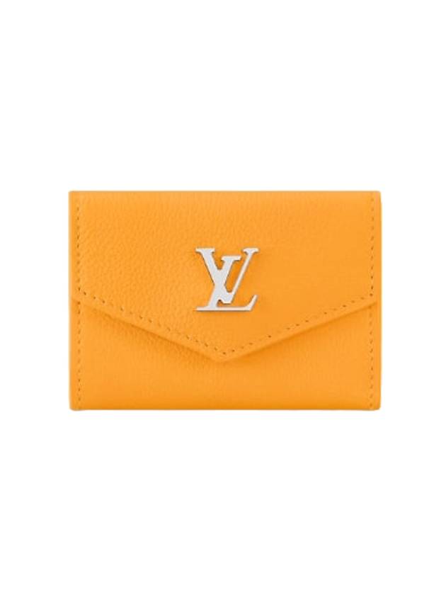 Lockme Calfskin Card Wallet Yellow - LOUIS VUITTON - BALAAN 1