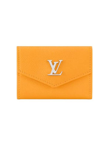 Lockme Calfskin Card Wallet Yellow - LOUIS VUITTON - BALAAN 1