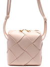 Cassette Intrecciato Mini Shoulder Bag Pink - BOTTEGA VENETA - BALAAN 2