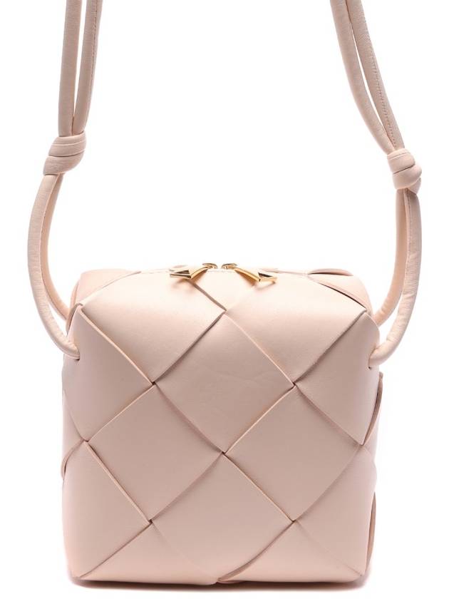 Cassette Intrecciato Mini Shoulder Bag Pink - BOTTEGA VENETA - BALAAN 2