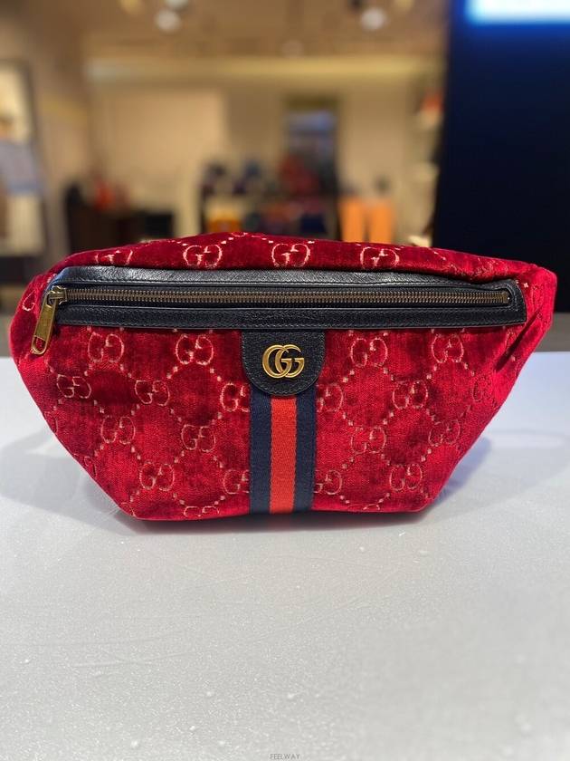 Daol Sangin Store GG velvet three color belt bag 574968 Condition S - GUCCI - BALAAN 2