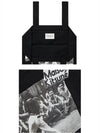 JU05008WW0008 P198 Olly Photogram Classic Tote Bag Black Bag TJ - MAISON KITSUNE - BALAAN 5