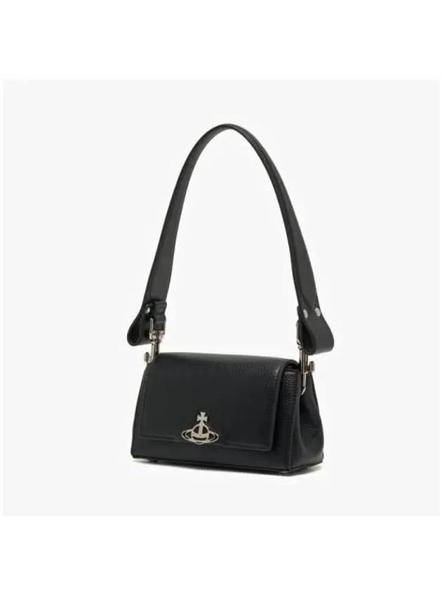 ORB Logo Shoulder Bag Black - VIVIENNE WESTWOOD - BALAAN 5