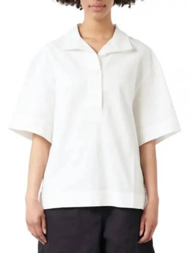 24 MHL SS UTILITY SHIRT white WHSH0502S24KGZ WHI - MARGARET HOWELL - BALAAN 1