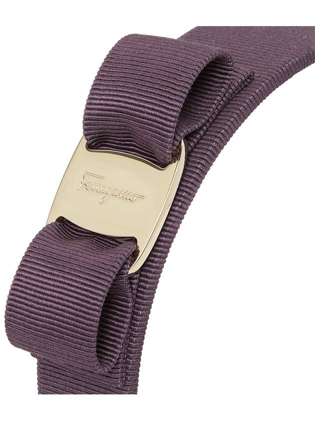 Vara Bow Hairband Oxblood - SALVATORE FERRAGAMO - BALAAN 5