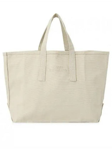 24 SMALL EMBROIDERED LOGO TOTE BAG DOVE 737 - STUDIO NICHOLSON - BALAAN 1