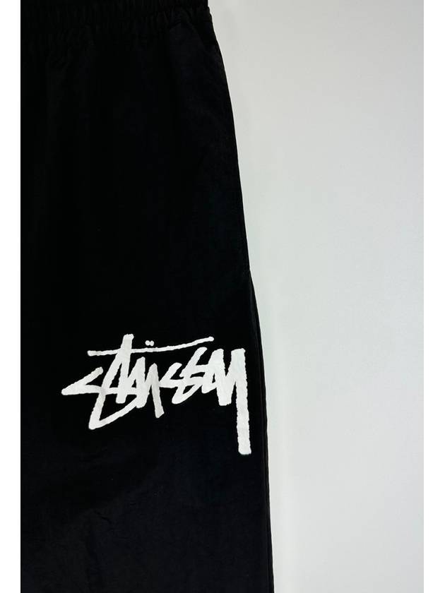 Nylon Graffiti Track Pants Black - STUSSY - BALAAN 4