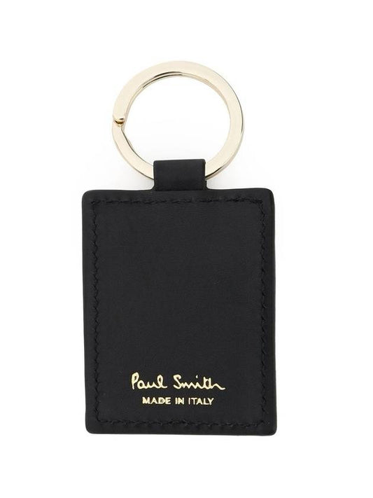 Rainbow Striped Leather Key Holder - PAUL SMITH - BALAAN 1