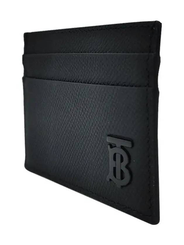 Logo Leather Card Wallet Black - BURBERRY - BALAAN 5
