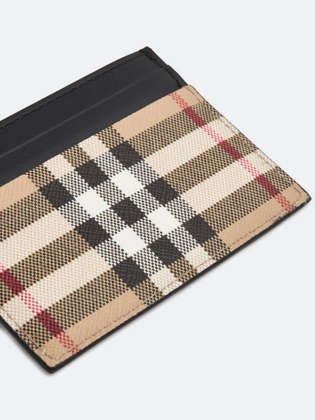 Vintage Check Card Wallet Beige - BURBERRY - BALAAN 3