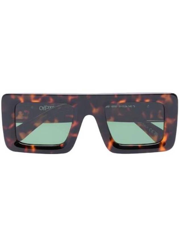 Leonardo rectangular frame sunglasses - OFF WHITE - BALAAN 1