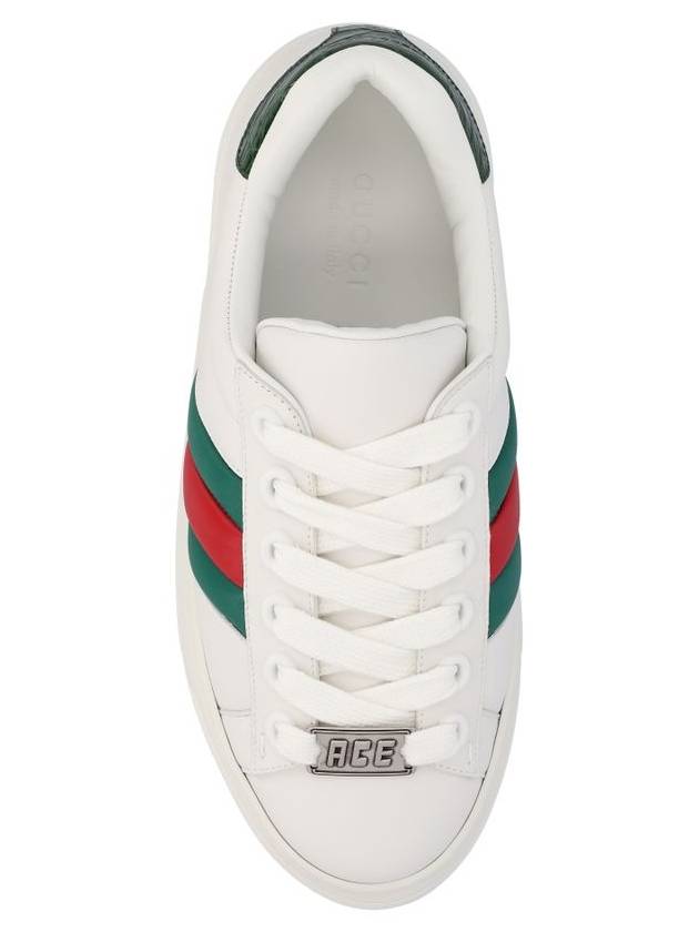 Men's Ace Low Top Sneakers White - GUCCI - BALAAN 5