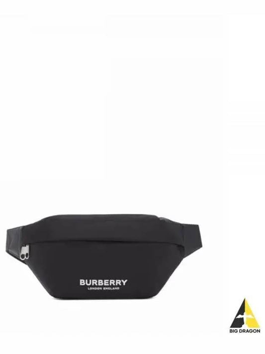 Logo Print Nylon Sonny Bum Belt Bag Black - BURBERRY - BALAAN 2