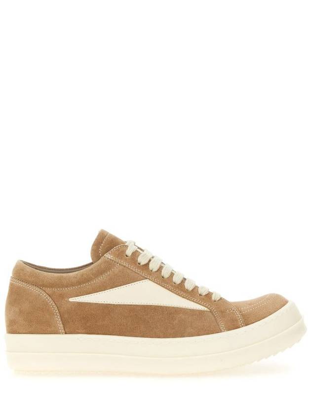 Rick Owens Leather Sneaker - RICK OWENS - BALAAN 1