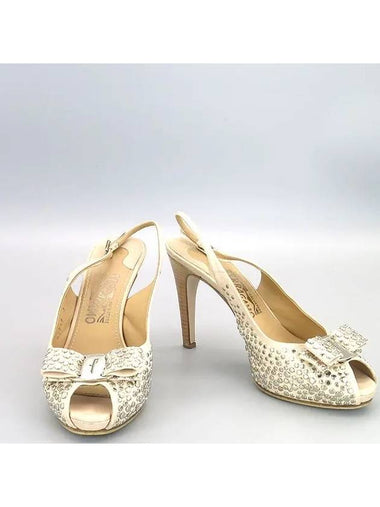 Smith Market used luxury goods Ferragamo silver shoes women s - SALVATORE FERRAGAMO - BALAAN 1