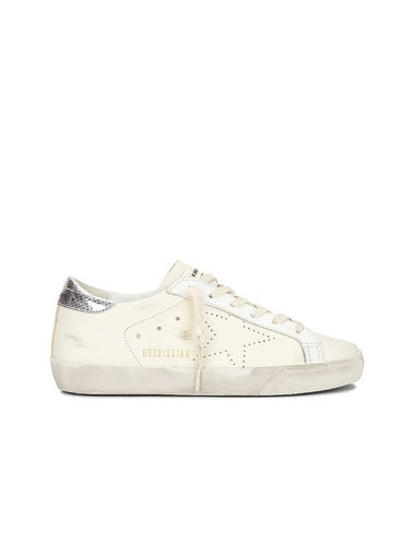 Superstar Silver Tab Low-Top Sneakers Beige - GOLDEN GOOSE - BALAAN 1