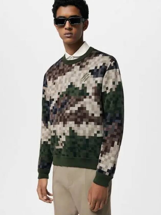 Horsebit Cotton Jacquard Pullover 1AFIVW - LOUIS VUITTON - BALAAN 1