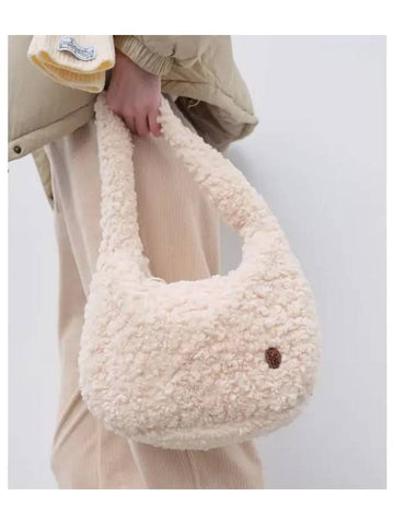 Boucle Fleece Shoulder Bag KD3BCG3107FCRM - KEDS - BALAAN 1