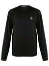 Logo patch long sleeve t-shirt 711522713 V0029 - STONE ISLAND - BALAAN 1