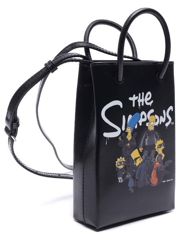 Simpson Small Tote Bag Black - BALENCIAGA - BALAAN 4