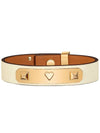 Small Heart Bracelet Cream - HERMES - BALAAN 2