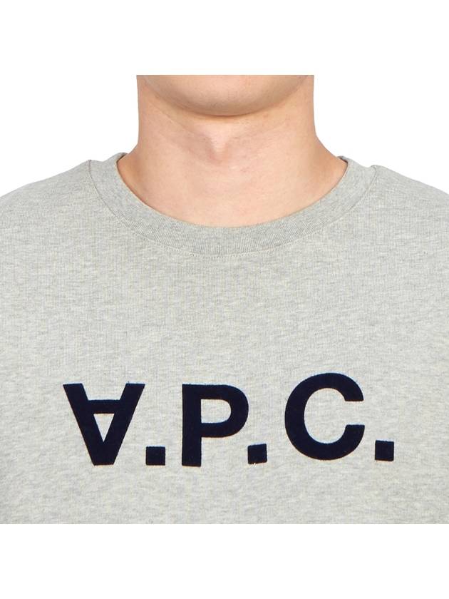 VPC Logo Crew Neck Sweatshirt Grey - A.P.C. - BALAAN 7