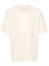 20/1 Jersey Pocket Short Sleeve T-Shirt Beige - CP COMPANY - BALAAN 2