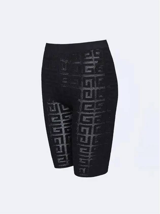 Stretch Viscose Blend LeGGings Black - GIVENCHY - BALAAN 3