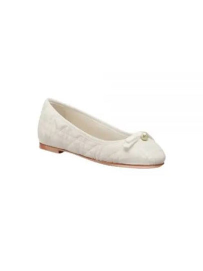 Quilted Cannage Calfskin Ballerina Flat Off White - DIOR - BALAAN 2