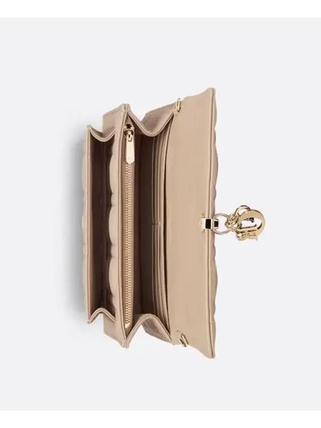 Lady Chain Canage Lambskin Pouch Bag Sand - DIOR - BALAAN 4