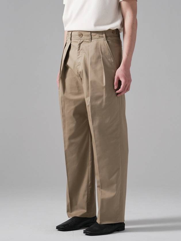 forward two pleats pants beige - FILLCHIC - BALAAN 2