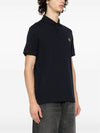 Pique Stretch Cotton Short Sleeve Polo Shirt Navy - STONE ISLAND - BALAAN 5