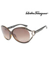 Eyewear Round Sunglasses Brown - SALVATORE FERRAGAMO - BALAAN 2