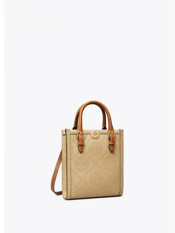 Monogram perforated mini women s tote bag shoulder Domestic product GM0023083150247 - TORY BURCH - BALAAN 1