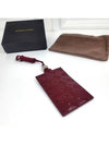 Intrecciato Strap Card Wallet Burgundy - BOTTEGA VENETA - BALAAN 9