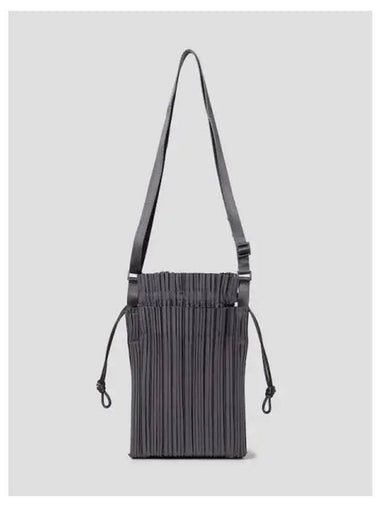 Pleats Please Square Pleated Bag Dark Gray Domestic Product GM0024090376795 - ISSEY MIYAKE - BALAAN 1