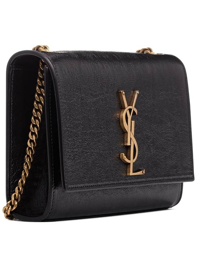 Kate Chain Small Cross Bag Black - SAINT LAURENT - BALAAN 5